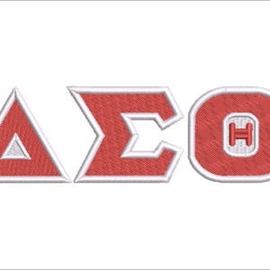 Delta Sigma Theta machine embroidery design files