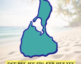 Block Island Map Vector SVG, Cricut Silhouette (digital Download) - Etsy