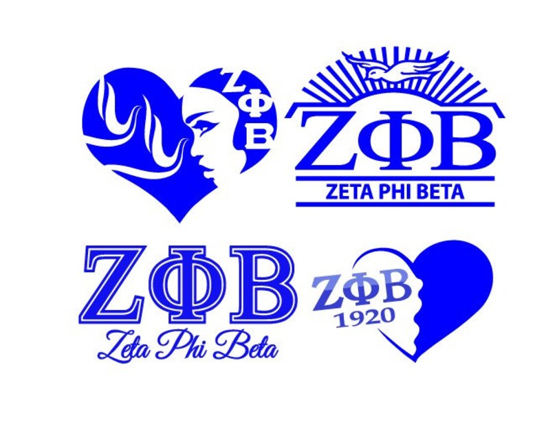 Download Silhouette Cricut Jpeg Zeta Phi Beta Pack Cut File Dfx Eps Png Svg Clip Art Scrapbooking Papercraft