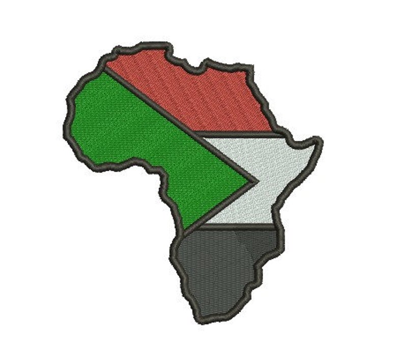 Africa map embroidery design machine embroidery design  etsy Africa map embroidery design machine embroidery design  etsy