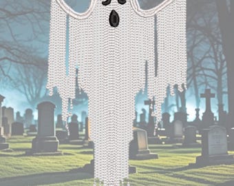 Spooky Ghost Halloween digital machine embroidery design files