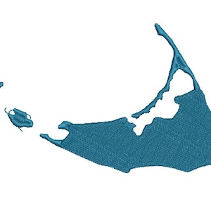 Fichiers de conception de broderie machine Nantucket Tuckernuck Muskeget Islands