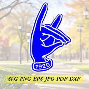 Zeta Phi Beta hand sign cut File, Silhouette,Cricut, Jpeg, svg,dfx eps, png