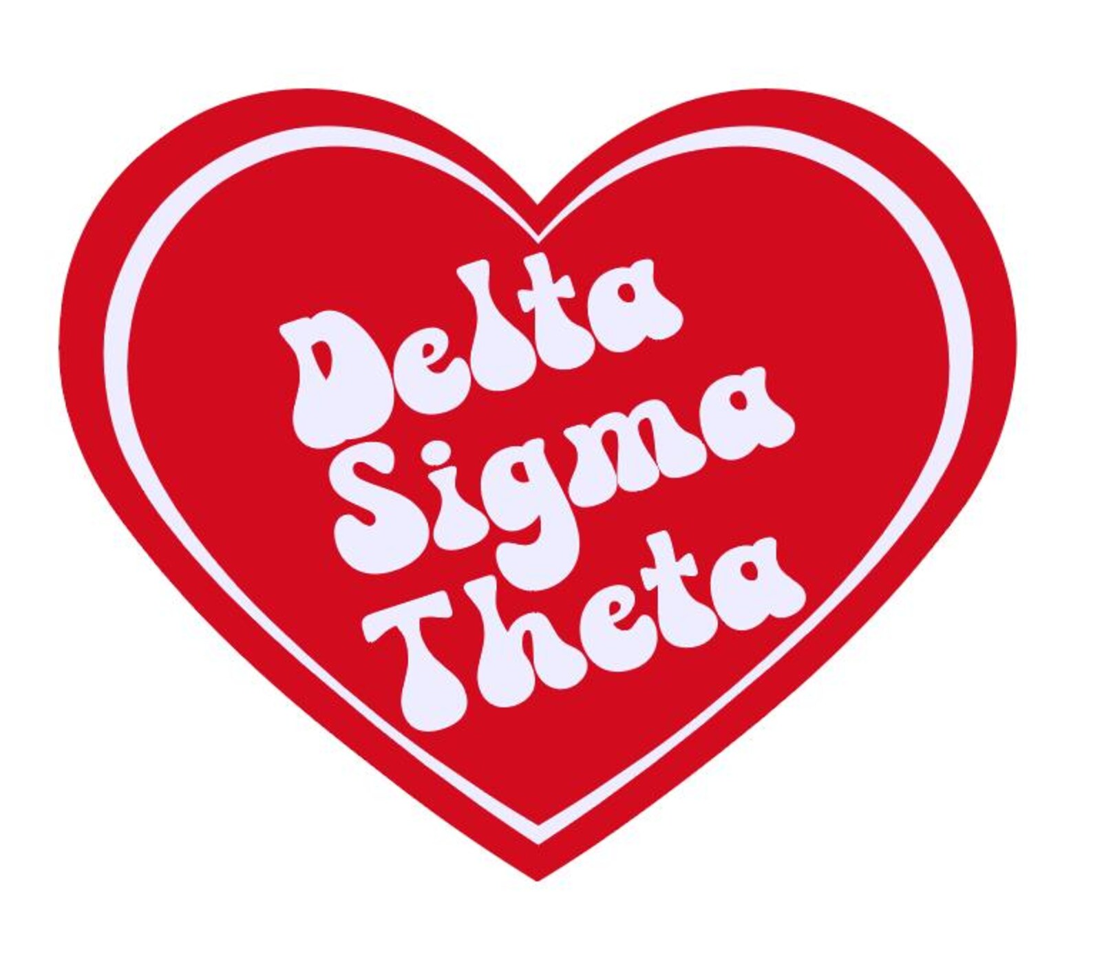 Delta Sigma Theta Heart, Jpeg,svg, Eps, Png, Pdf - Etsy