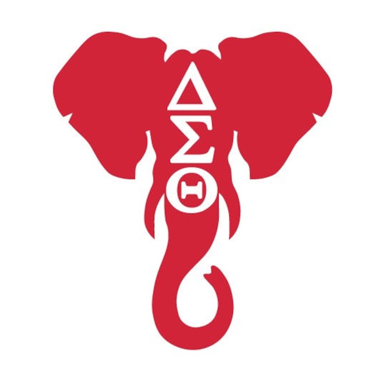 Delta Sigma Theta Elephant Cut File Silhouettecricut Jpeg - Etsy