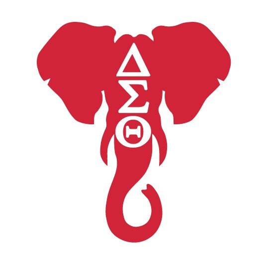Delta Sigma Theta elephant cut File SilhouetteCricut Jpeg | Etsy