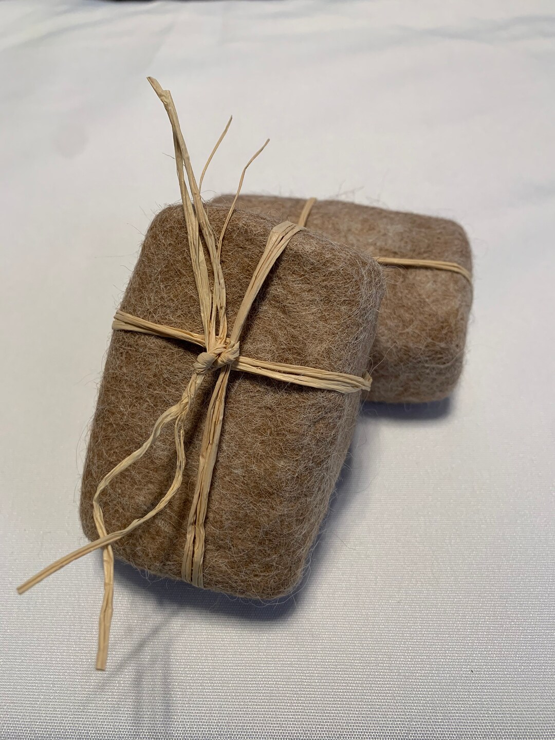 Honey Almond Oatmeal Felted Goat Milk Soap Etsy