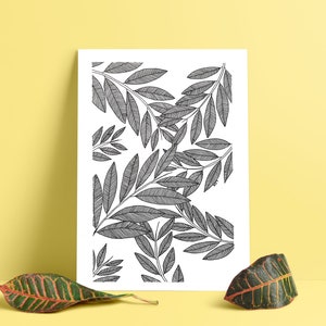 Jungle Poster - A5 Format - Drawing Decoration - Limited Edition - Only Wild