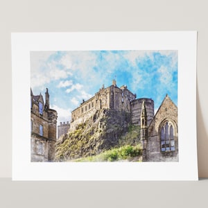 Art Print - Edinburgh Castle - Scotland