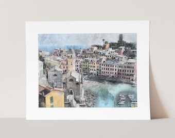 Art Print - Vernazza, Cinque Terre, Italy