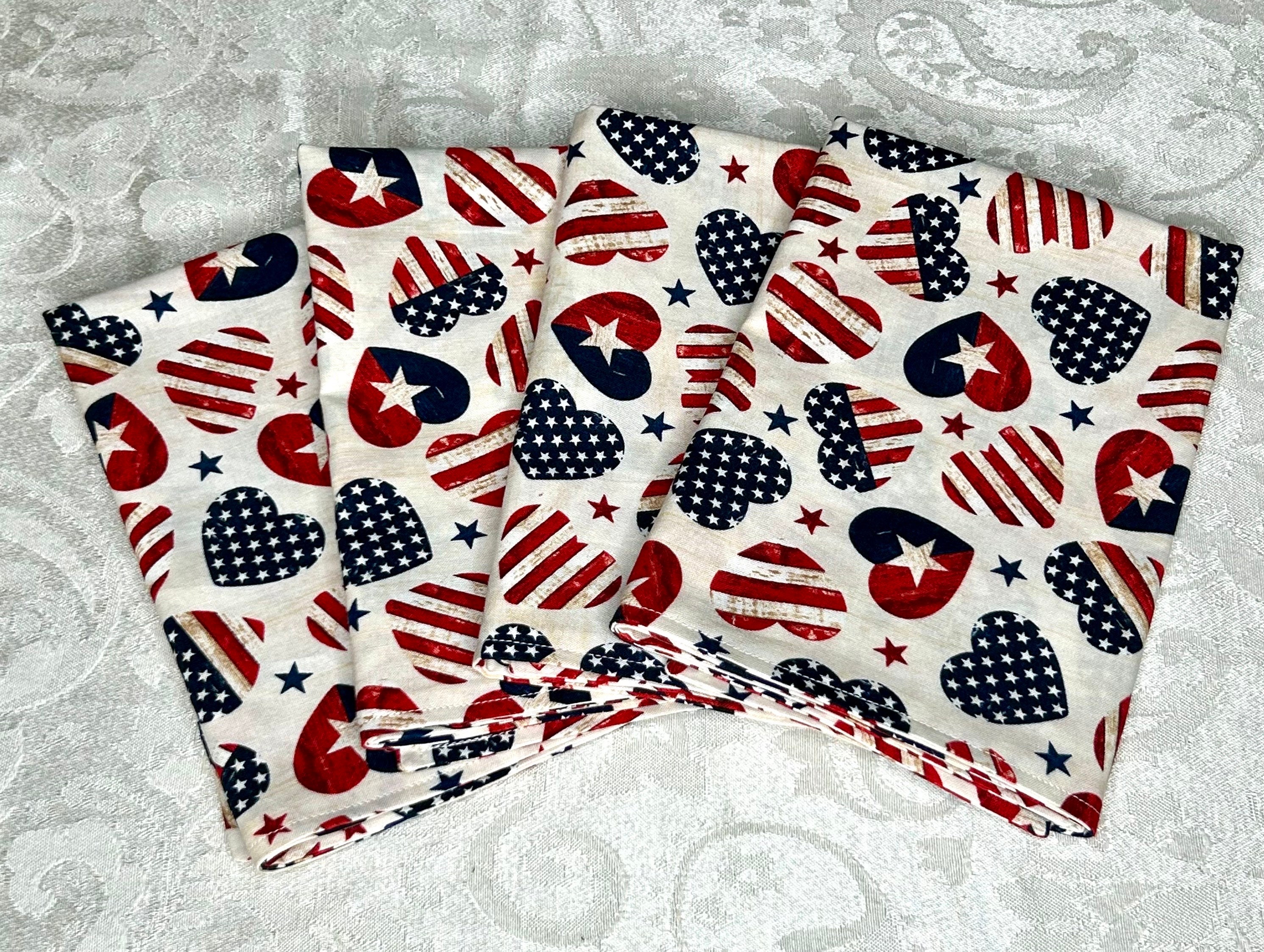 Cloth Napkins 4th of July Cloth Napkins Fourth of July Cloth Napkins July 4th Cloth Napkins July Fourth Cloth Napkins Fireworks Cloth Napkin