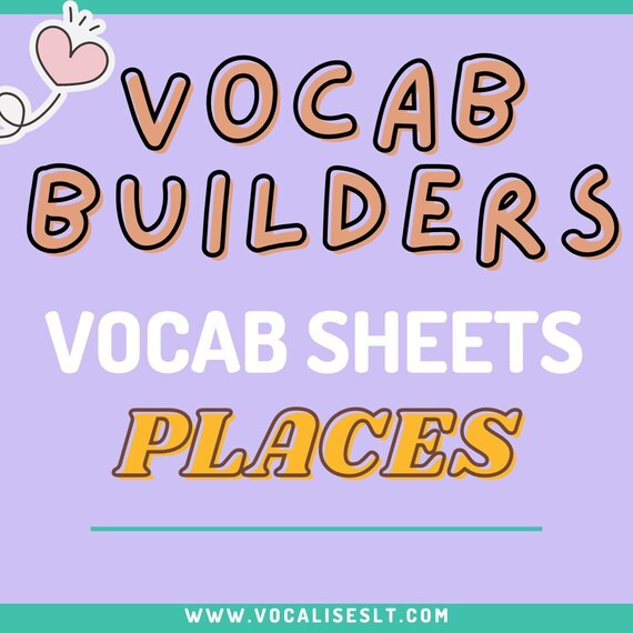 Places Vocabulary Pictures