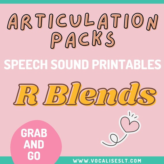 Complete R Blends Articulation Pack