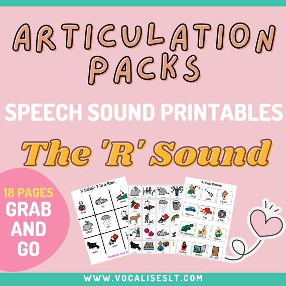 Complete 'R' Sound Articulation Pack