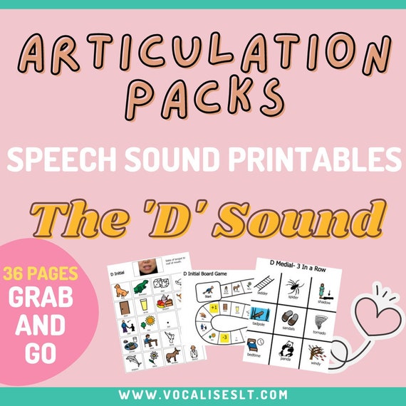 Complete 'D' Sound Articulation Pack