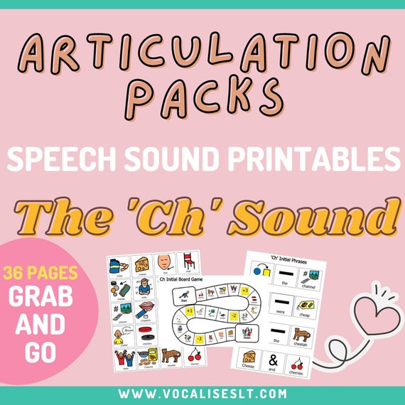 Complete 'Ch' Sound Articulation Pack