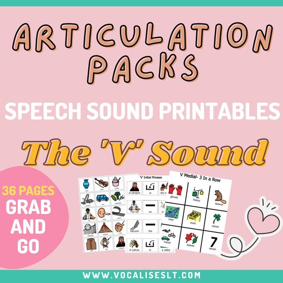 Complete 'V' Sound Articulation Pack