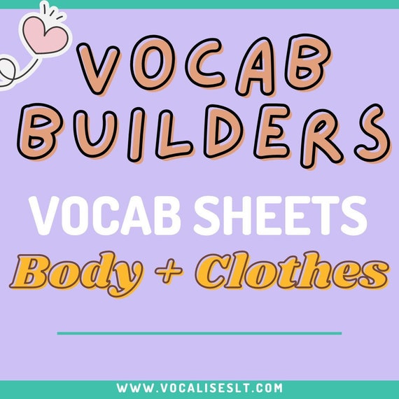 Body and Clothes Vocabulary Pictures