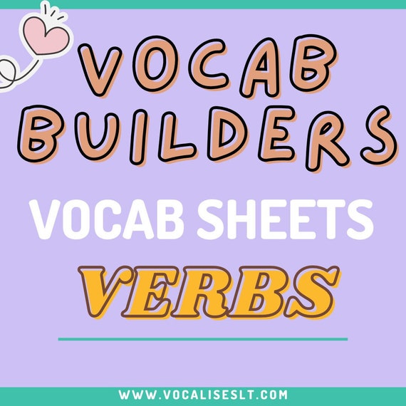 Verbs Vocabulary Pictures