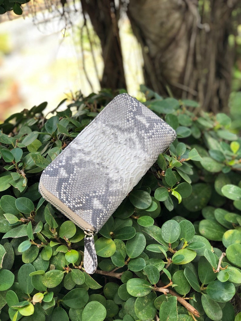 Genuine Python Skin Wallet Money Wallet Genuine Leather Big - Etsy