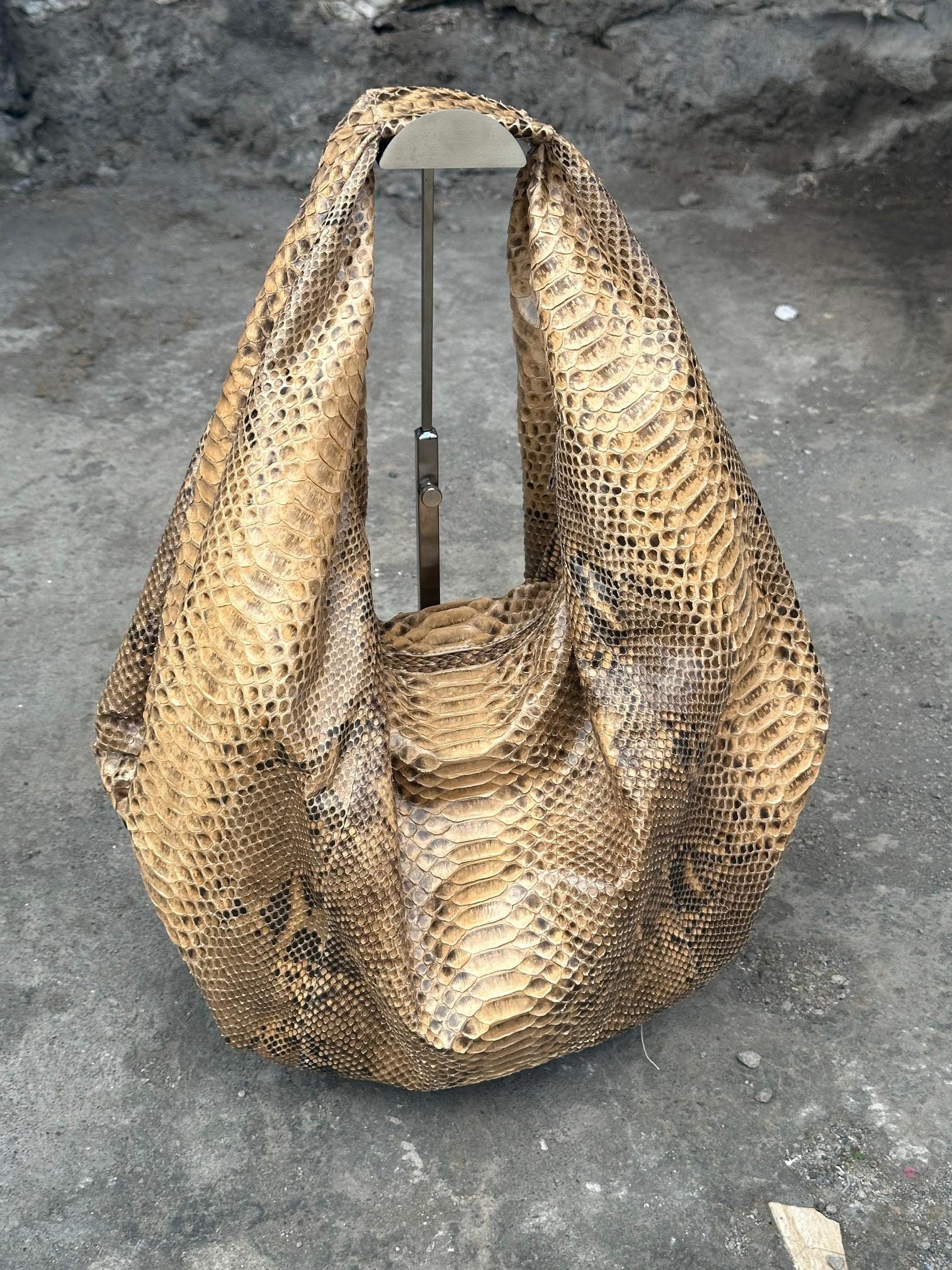 Big Soft Hobo Classy Sport Woman Bag | Purse Genuine Python Big Soft Hobo Classy Sport Woman Bag | Purse Genuine Python