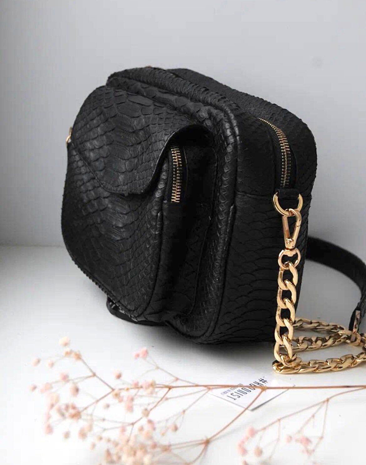 Python crossbody bag hotsell