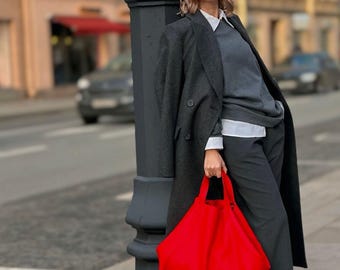 バッグ Coach Red Madison Patent Leather Handbag Coach Madison Patent Patented Glossy Red Leather Tote