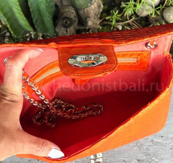 3 Vintage Exotic Skin Evening Handbags / Purses
