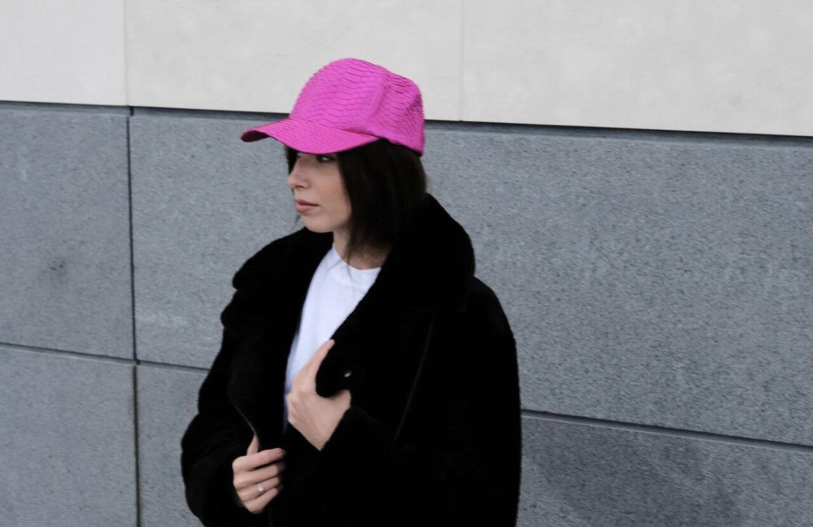 Genuine Python Skin Women Baseball Cap | Women Accessories | Exotic ...