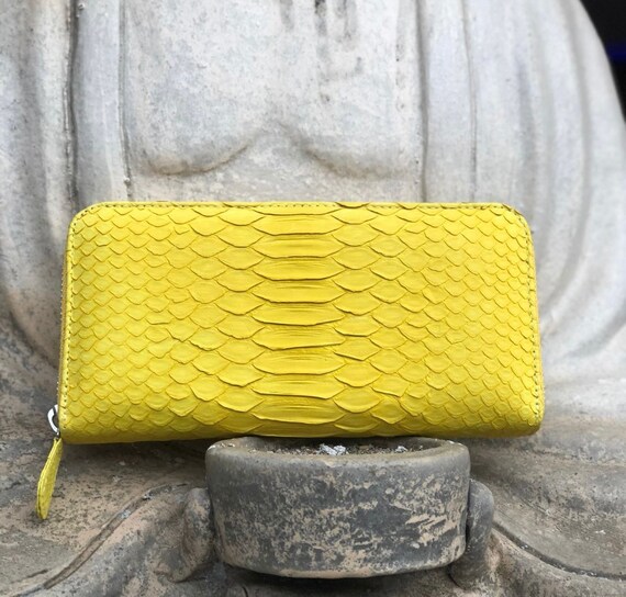 ★brownsugar★PYTHON SKIN GENUINE 財布 PYTHON SKIN GENUINE パイソン ウォレット 財布 三つ折り mini