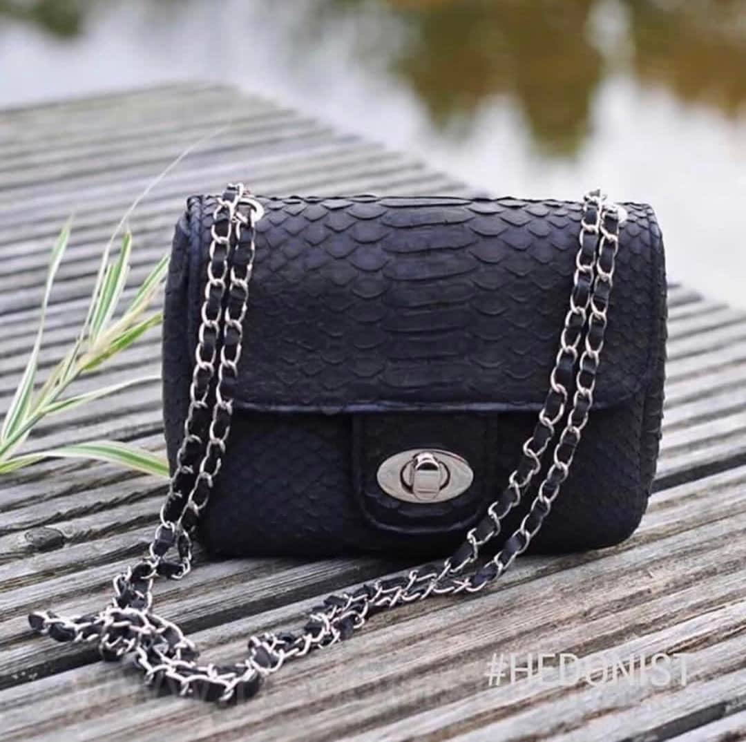GIDEAL. chain shoulder mini bag【python】 GIDEAL. chain shoulder mini bag【python】の通販 by たんな