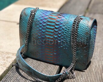 DISCO Python Strap Purse 巾着バッグ Bag METRIC - BLACK PYTHON | The Sant