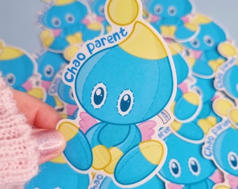 Transparent Chao Parent sticker