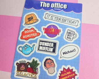DUNDER MIFFLIN Büro Stickerbogen