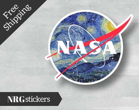 NASA Earth Logo 6/" Premium Vinyl Decal Sticker