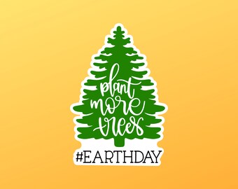 Earth Day Vinyl Sticker, Earth Day Stickers, Save The Earth, Save The Planet Stickers, Don't Be Trashy, Environmental Stickers