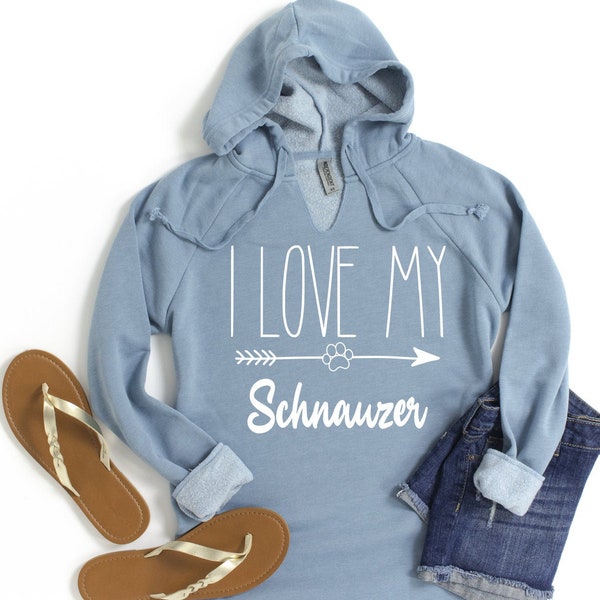 Schnauzer Dog Women's Hoodie, Schnauzer Hoodie for Women, Schnauzer Dog Mom, Schnauzer Sweatshirt, Dog Mom Hoodie, Fur Mama Pullover Hoodie