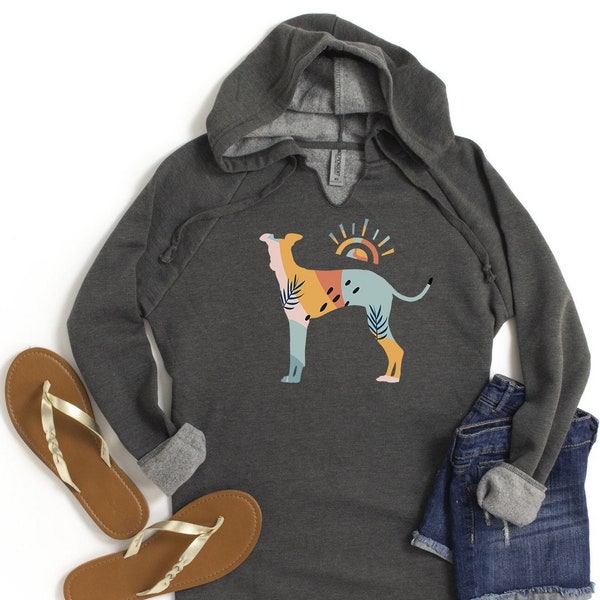 Boho Italian Greyhounds Hoodie, Boho Dog Hoodie, Italian Greyhounds Mama, Boho Greyhounds Gifts, Dog Lover Hoodie, Dog Mama Hoodie, Dog Mom