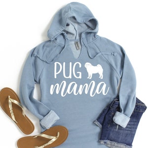 Pug Mama Hoodies, Pug Mom Hoodies, Pug Dog Gifts, Pug, Funny Dog Hoodies, Pug Dog Owner, Fur Mama Pug Pullover Hoodies