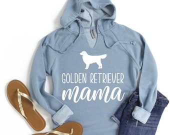 Golden Retriever Mama Hoodies, Golden Retriever Mom, Golden Retriever Gifts, Funny Dog Hoodies, Dog Owner Gift, Dog Mom, Dog Shirt for Women