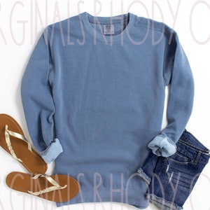 Comfort Colors Sweatshirt, Cozy Oversized Sweatshirt for Women, Comfort Colors Orchid Sweatshirt, Comfort Colors 1566 Sweatshirt Pastel