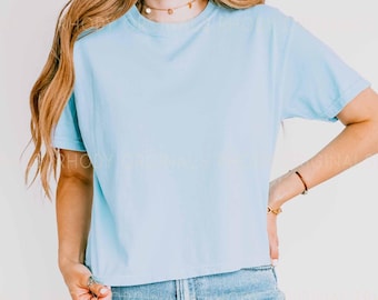 ★KODAK★ Breeze Light Color Film Crop T-Shirt Women NAVY il_340x270.6169185600_jjkg.jpg