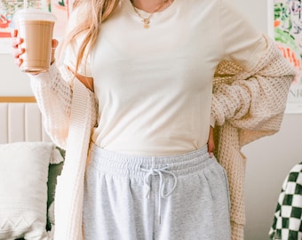 Bella + Canvas Tees, Neutral Earthy Colors T-Shirts, Natural Boho Tees for Women, Bachelorette Party Tees, Ultra Soft Unisex Tees