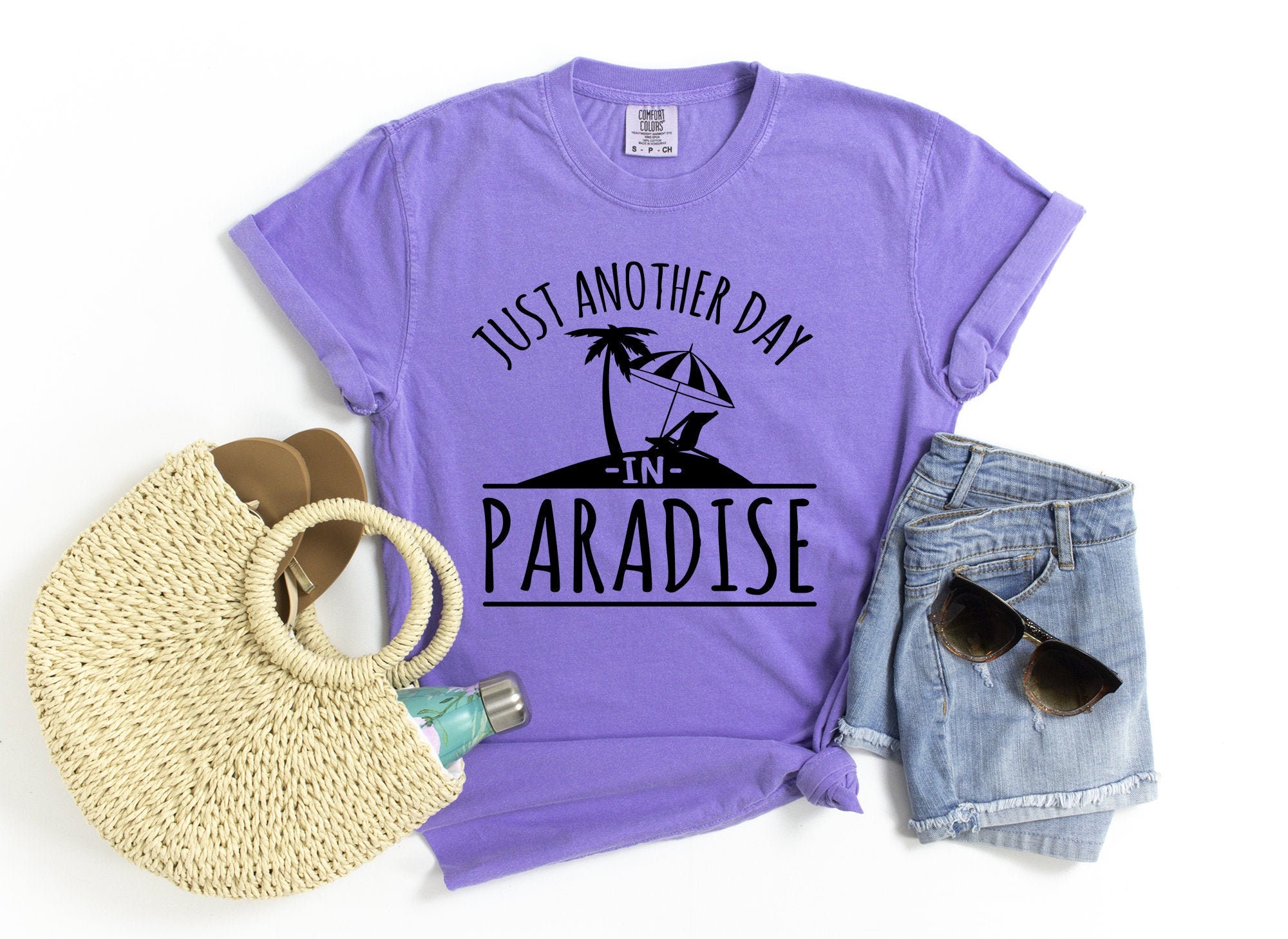 Just Another Day In Paradise Shirt Comfort Colors T-Shirt | Etsy