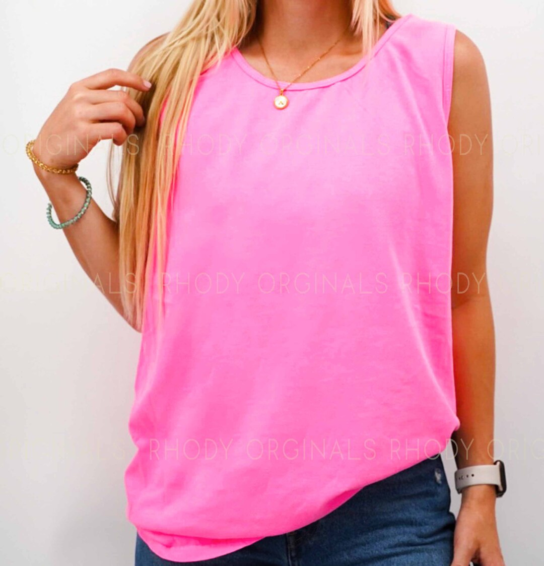 Comfort Colors Neon Tank, Soft Relaxed Fit Tanks for Women, Comfort ...