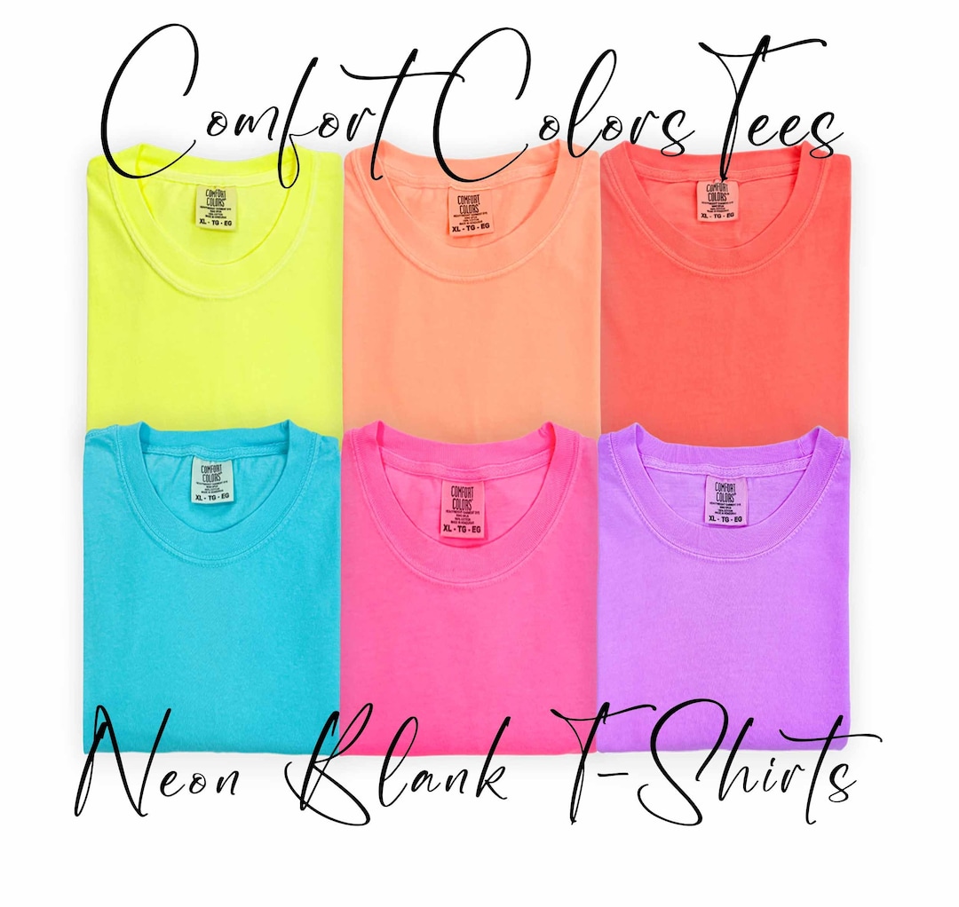 Funnycokid Boys Girls Shirts Graphic T-Shirt Neon Color Kids