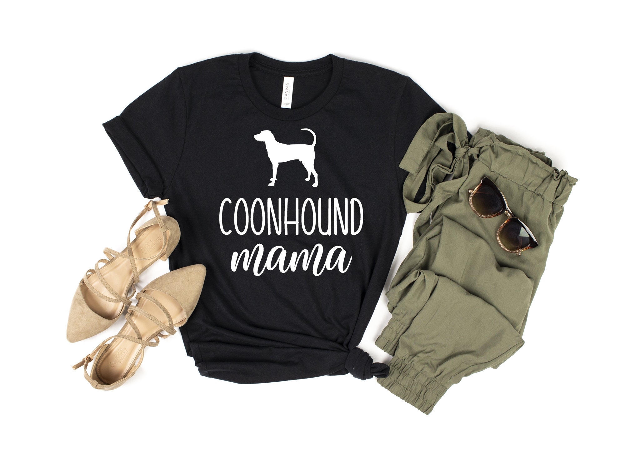 Coonhound Mama Shirt Coonhound Mom Shirt Coonhound Dog | Etsy