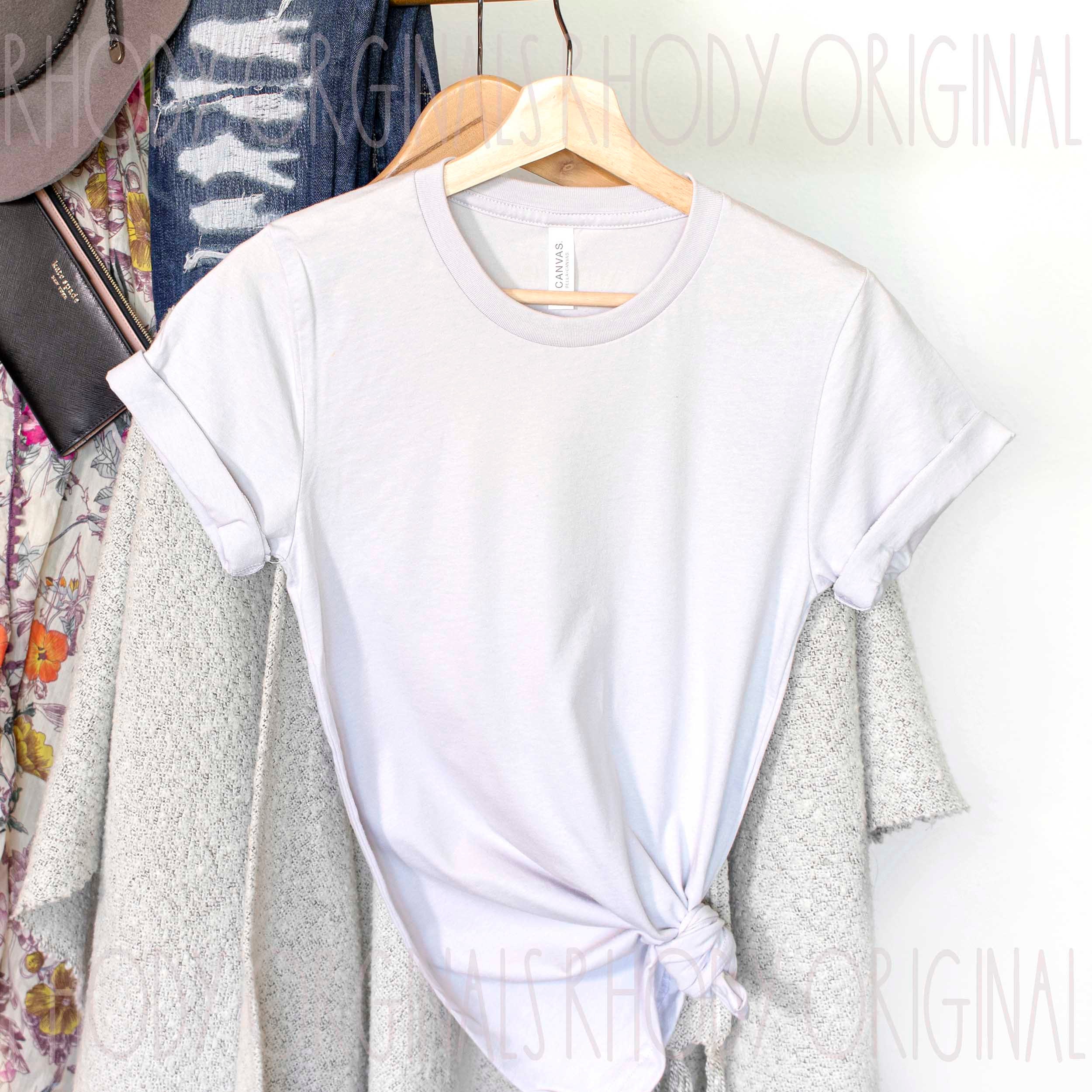 Bella Canvas Shirt Lavender Colors Soft T-shirt Pretty - Etsy