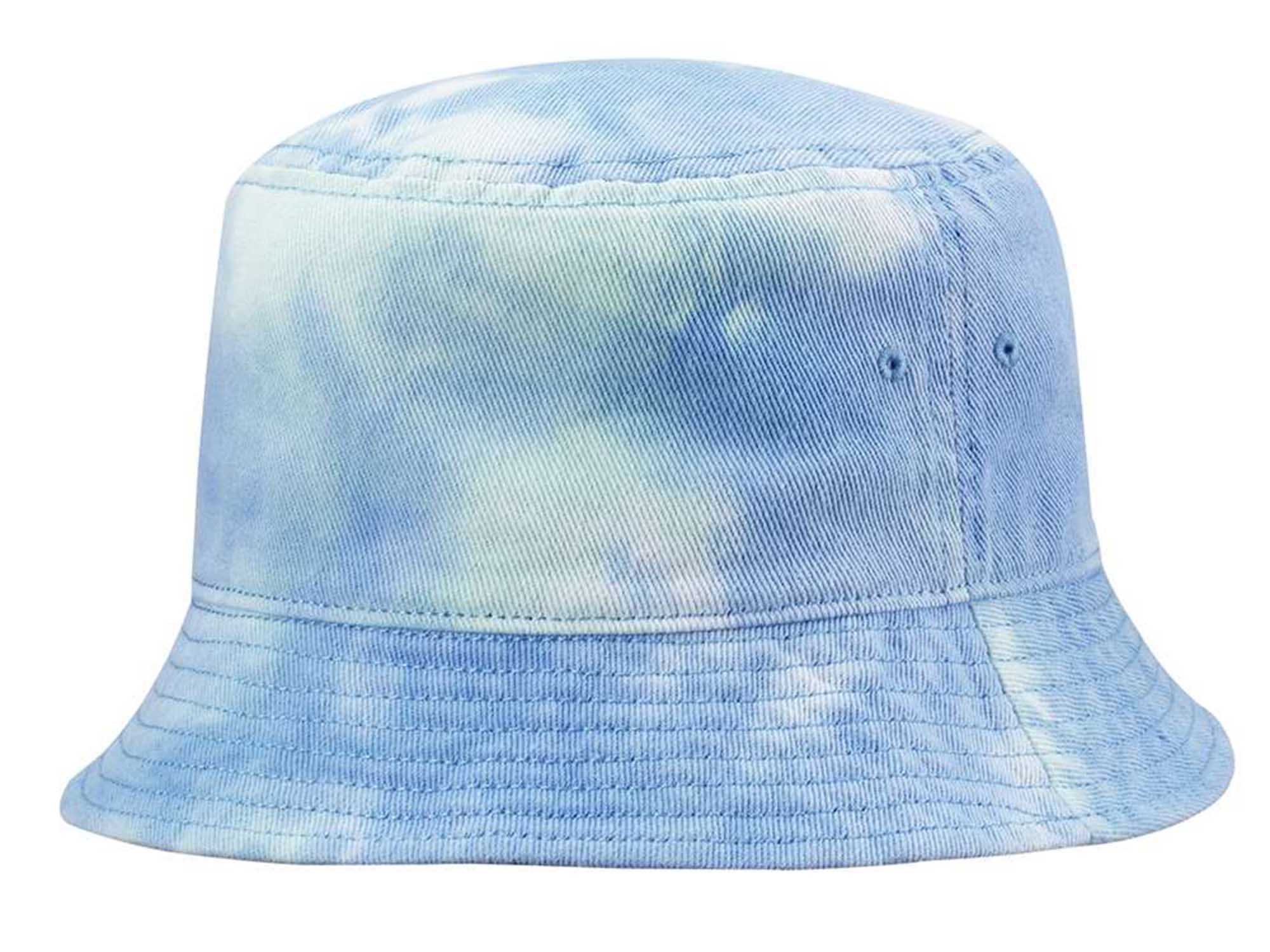 Tie Dye Bucket Hat Sky Blue Bucket Hats 