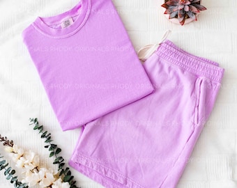 Comfort Colors Shorts, Cotton Shorts for Women, Comfort Colors 1468 Lightweight Sweatshorts